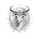 taurus tattoo design idea