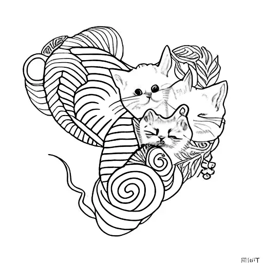 memorial tattoo for my mother jaynee who loved animals (especially cats) and my nickname of hers was "Red" tattoo design idea