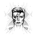 bowie tattoo design idea
