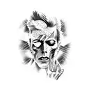 bowie tattoo design idea