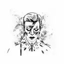 bowie tattoo design idea