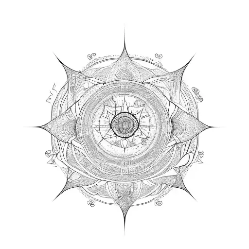 A serene lotus flower floating above a world map, symbolizing the interconnectedness of travel and karma tattoo design idea