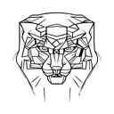 Panther tattoo design idea