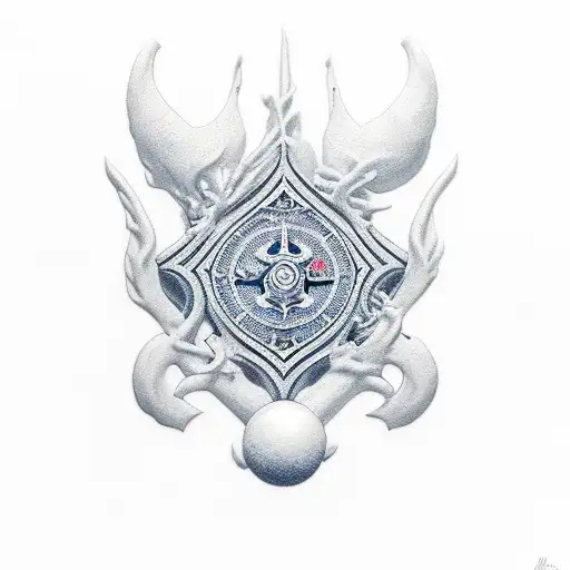 Navy, hearth, discipline tattoo design idea