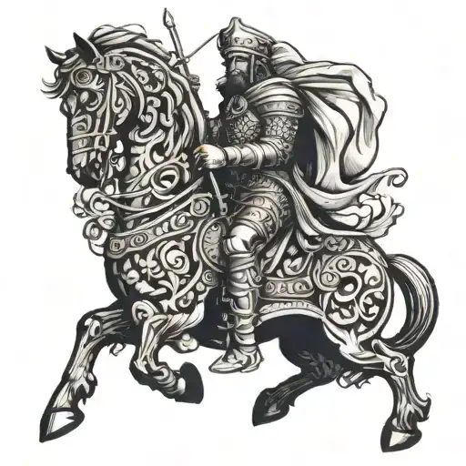 Saint George tattoo design idea