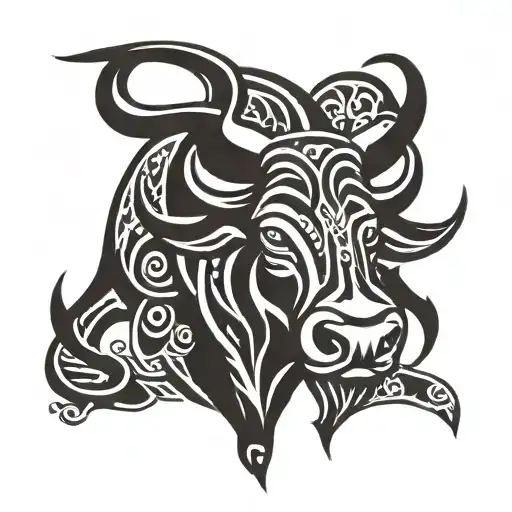 Water Buffalo tattoo design idea
