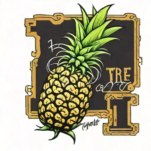 pineapple with words I Got This tattoo tattoo design idea
