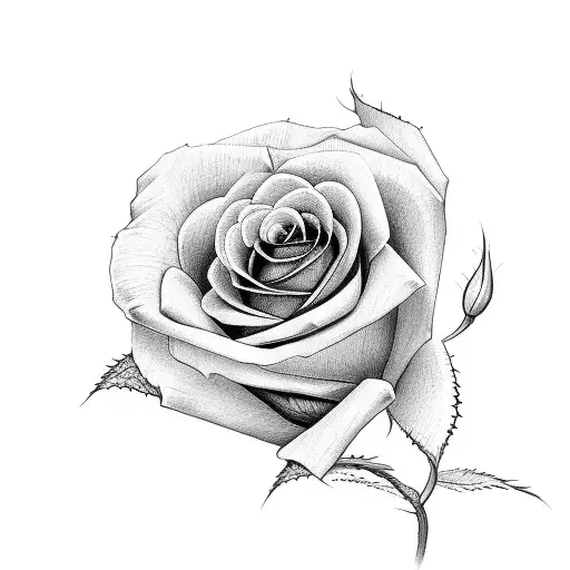 Red Rose tattoo | Tatoo