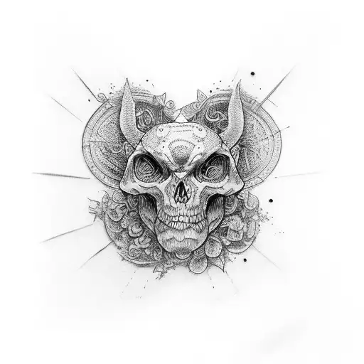 From shoulder to collarbone tattoo design idea