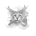 From shoulder to collarbone tattoo design idea