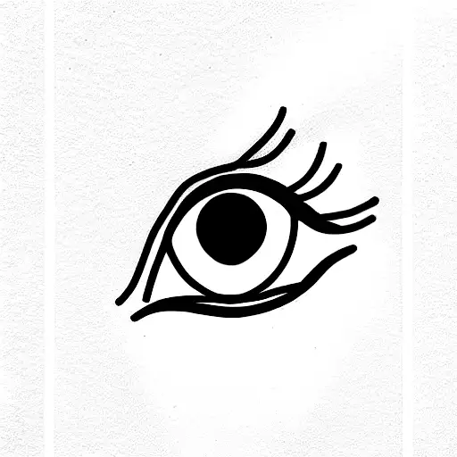 Cat with one eye tattoo design idea