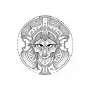 dad and sons tattoo design idea