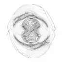 Ocean Wave tattoo design idea