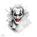 joker tattoo design idea