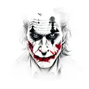 joker tattoo design idea
