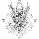 supernatural  tattoo design idea