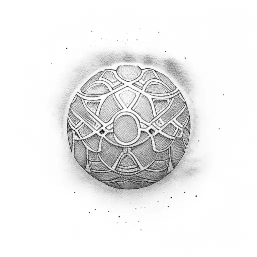 bowling balls tattoo design idea