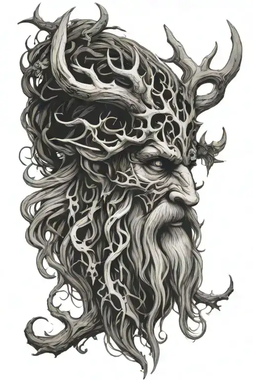 leshy tattoo design idea