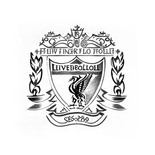 liverpool football crest tattoo design idea