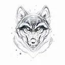 werewolf  tattoo design idea