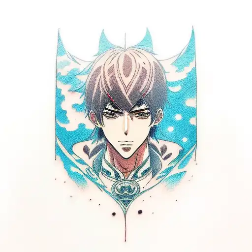 Eren Jäger Anime Style tattoo design idea