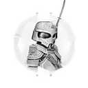 katana Ukraine war  tattoo design idea