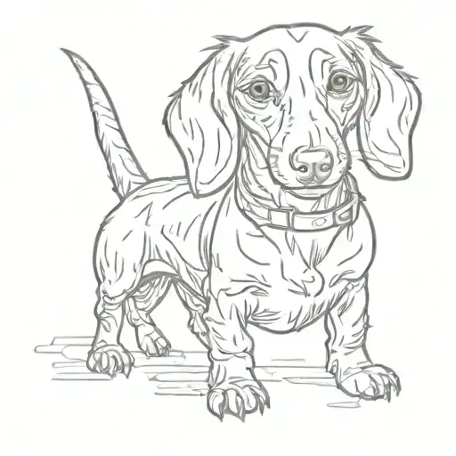 do taking dachshund tattoo design idea