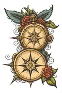 compass cross tattoo design tattoo design idea