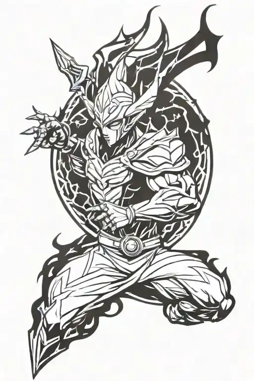 Varus league of legends tattoo design idea