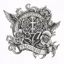 proverbs 27.17 tattoo design idea