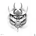 alas vikingas tattoo design idea