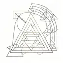 valknut 3 triangle tattoo design idea