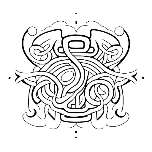Alegria spelled out tattoo design idea
