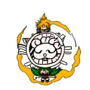 Combine elements from One Piece, luffy, zoro, sanji into a unique tattoo design tattoo design idea