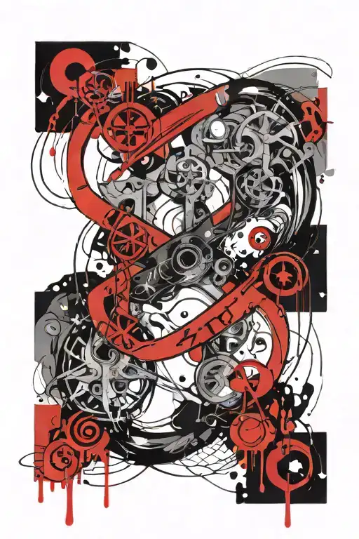Gemini Symbol Back tattoo tattoo design idea
