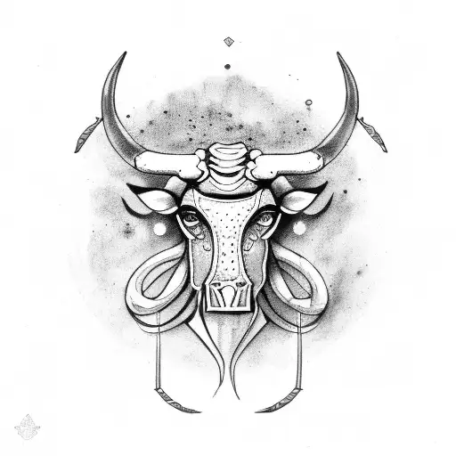 Taurus  tattoo design idea