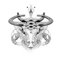 Taurus  tattoo design idea