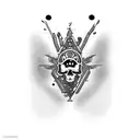 Lonely, lost in mind, wandering mind, suicidal tattoo design idea