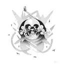 Lonely, lost in mind, wandering mind, suicidal tattoo design idea