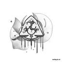 Lonely, lost in mind, wandering mind, suicidal, yearning for hope tattoo design idea