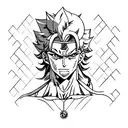 jojo¨s bizarre adventure tattoo design idea