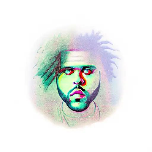 the weeknd tattoo design idea