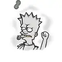 Bart Simpson  tattoo design idea