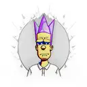 Bart Simpson play ps5 tattoo design idea