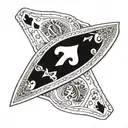 7 of spades and 2 of diamonds tattoo design idea