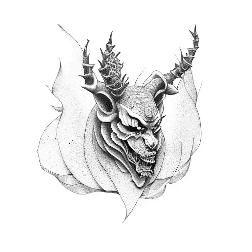 666 tattoo design idea