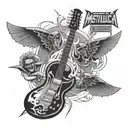 metallica album covers tattoo design idea