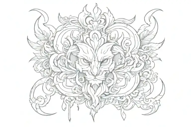 grey 59 tattoo design idea