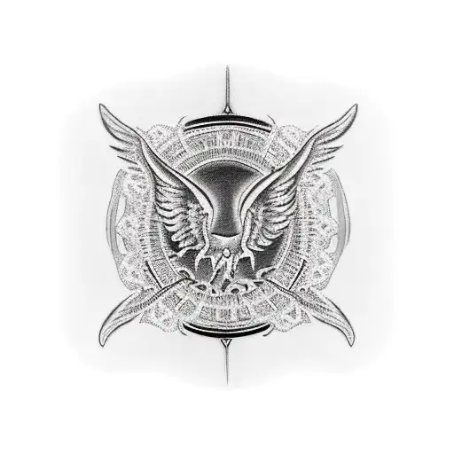 Ring Of Fire By Johnny Cash tattoo design idea