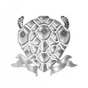 3 turtles  tattoo design idea